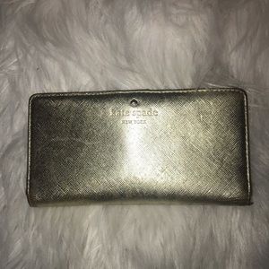 Gold Kate Spade Wallet